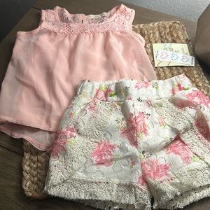 New Toddler Girl Self Esteem Matching Set